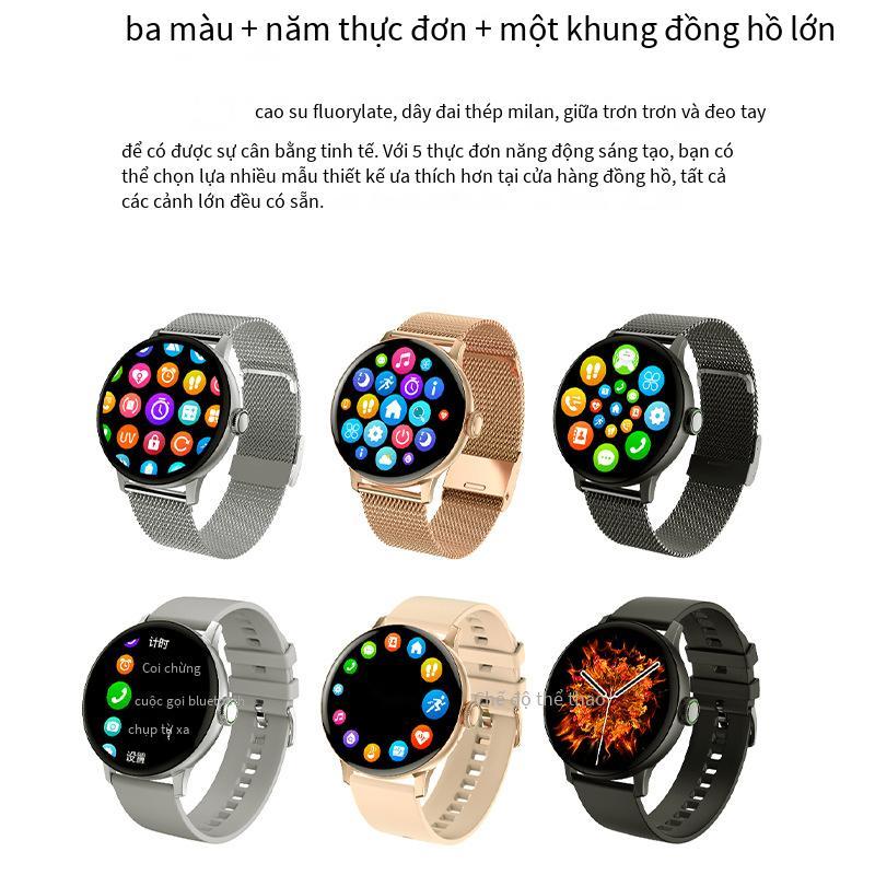 Đồng hồ thông minh DT2 phong cách mới nhất hình nền tùy chỉnh mới theo dõi giấc ngủ nhịp tim cuộc gọi Bluetooth chế độ đa thể thao
