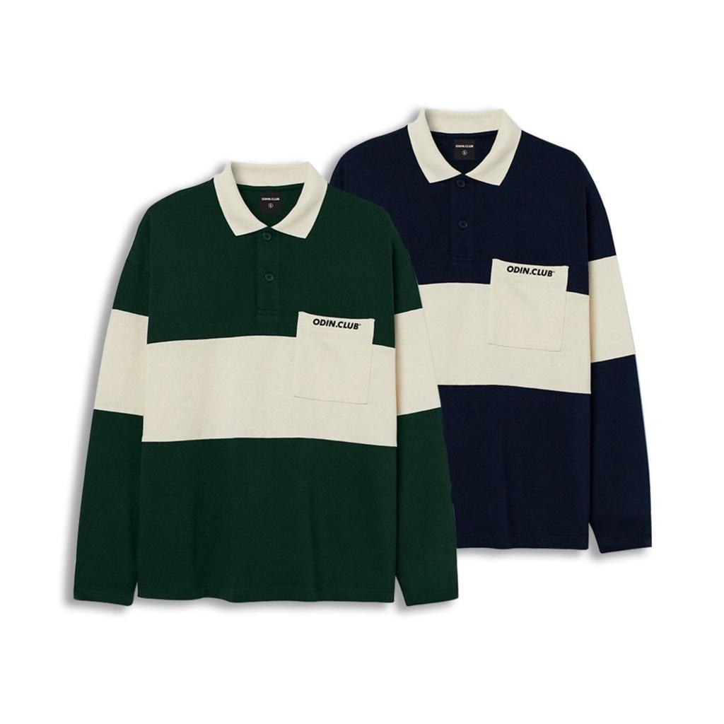 Áo Polo dài tay ODIN CLUB Mixed, Áo Polo dài tay form rộng unisex, Local Brand ODIN CLUB