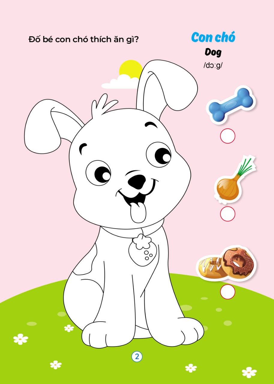 Tô màu phát triển trí thông minh - Tô màu song ngữ Anh - Việt