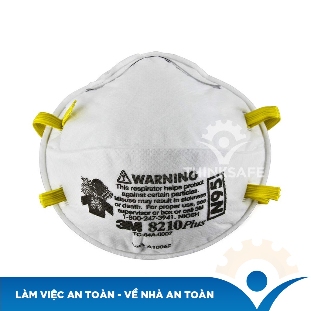 Khẩu trang N95 3M 8210 - Khẩu trang 3D Mask đạt chuẩn N95 chống bụi mịn