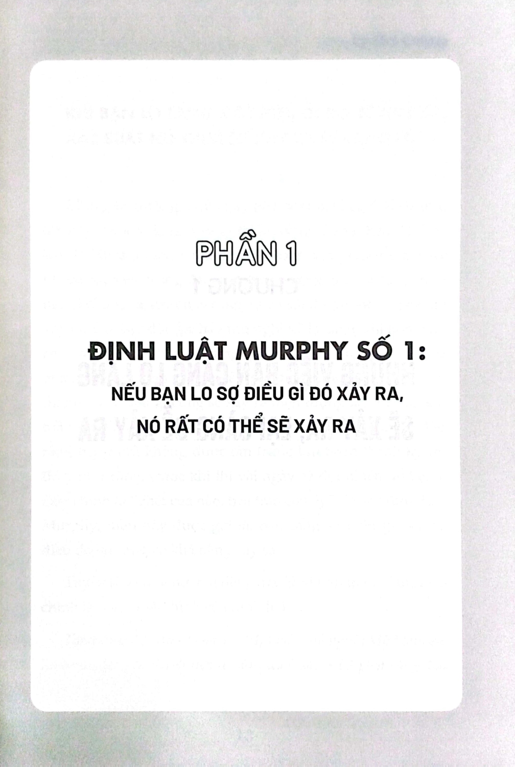 Định Luật Murphy - Làm Sao Để Những Việc Bạn Lo Lắng Sẽ Không Xảy Ra (BV)