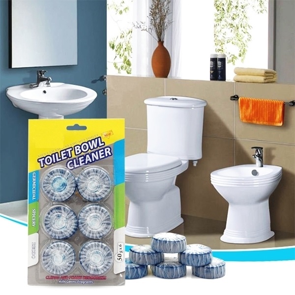 Vỉ 6 viên tẩy toilet tự động và làm thơm toilet