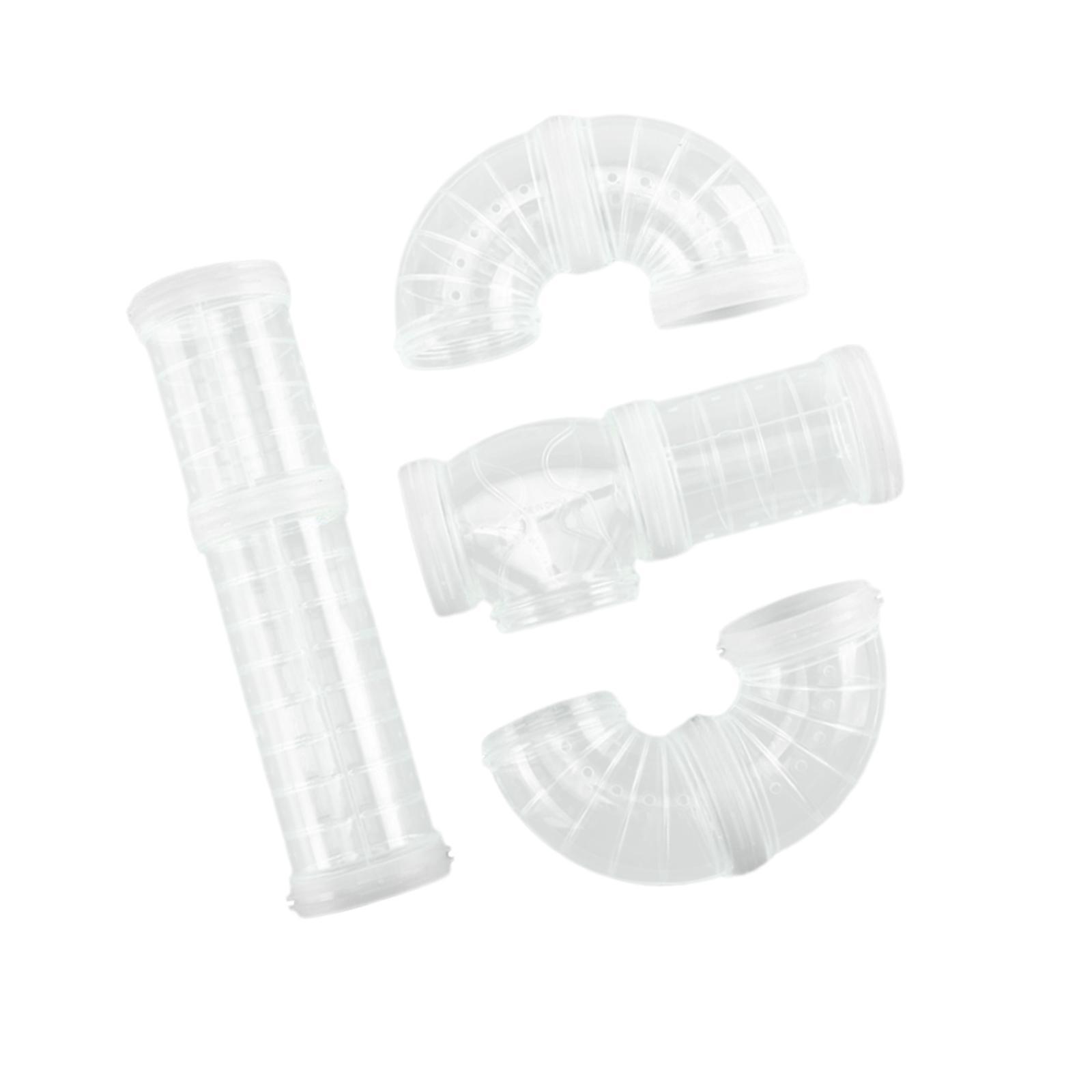 Hamster Tube Set DIY 8Pcs Hamster Exercise Toys for Hamster Cage Accessories