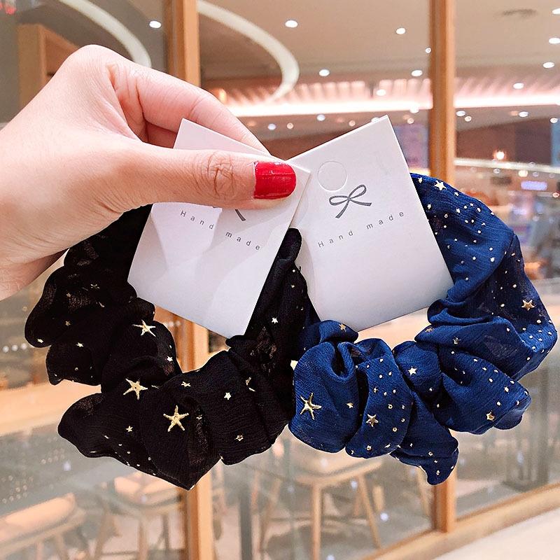 Dây buộc tóc scrunchies thiết kế đơn giản nữ tính_BT05