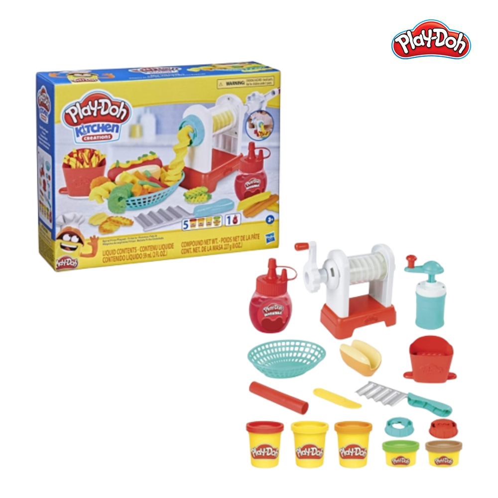 Bộ đồ chơi đất nặn máy làm khoai tây lốc xoáy Play-Doh