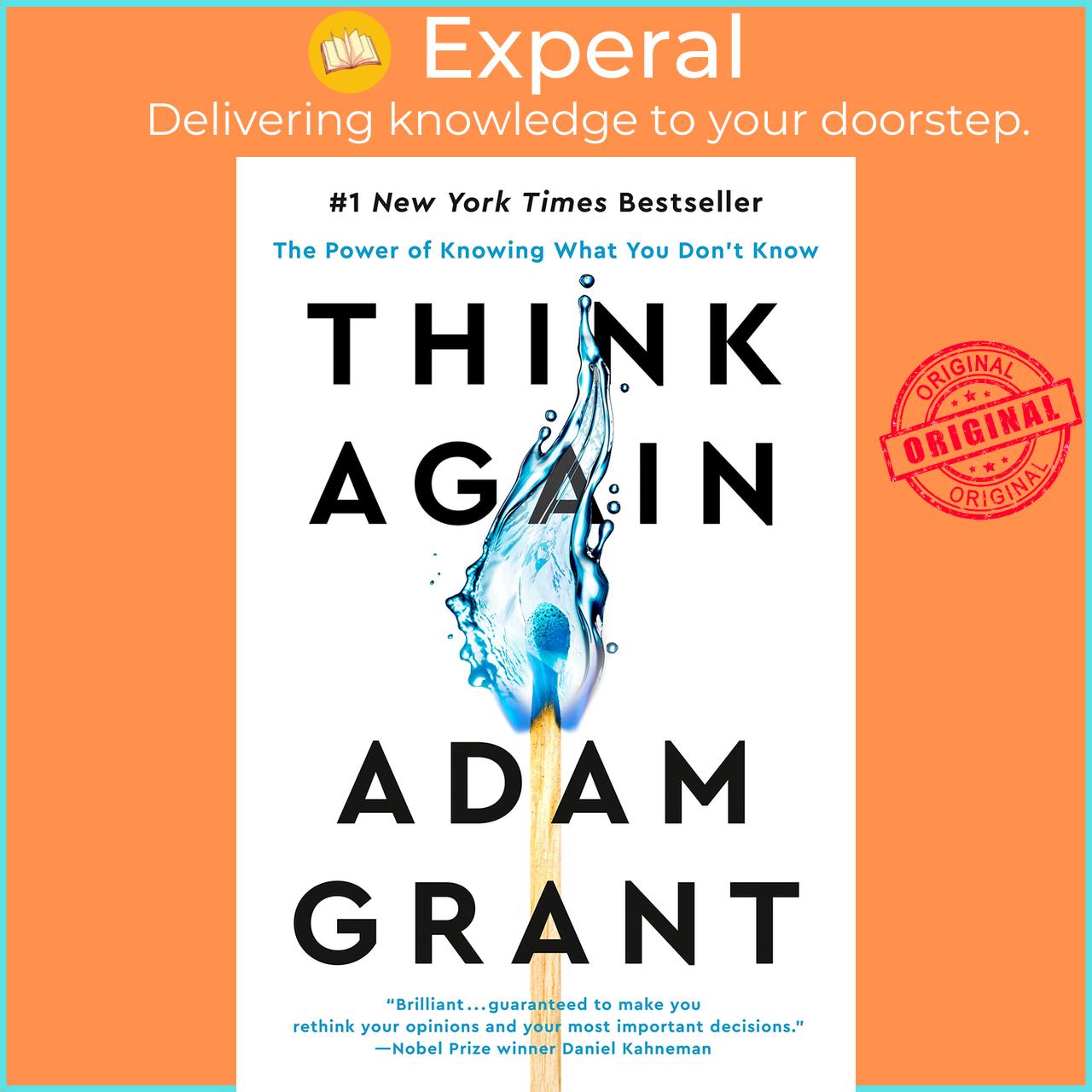Sách - Think Again : The Power of Knowing What You Don't Know by Adam Grant