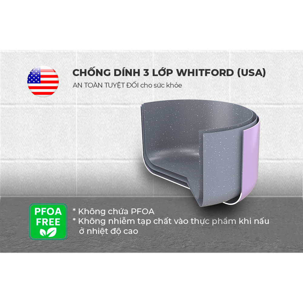 Quánh chống dính đáy từ Violet Sunhouse VI-MP16