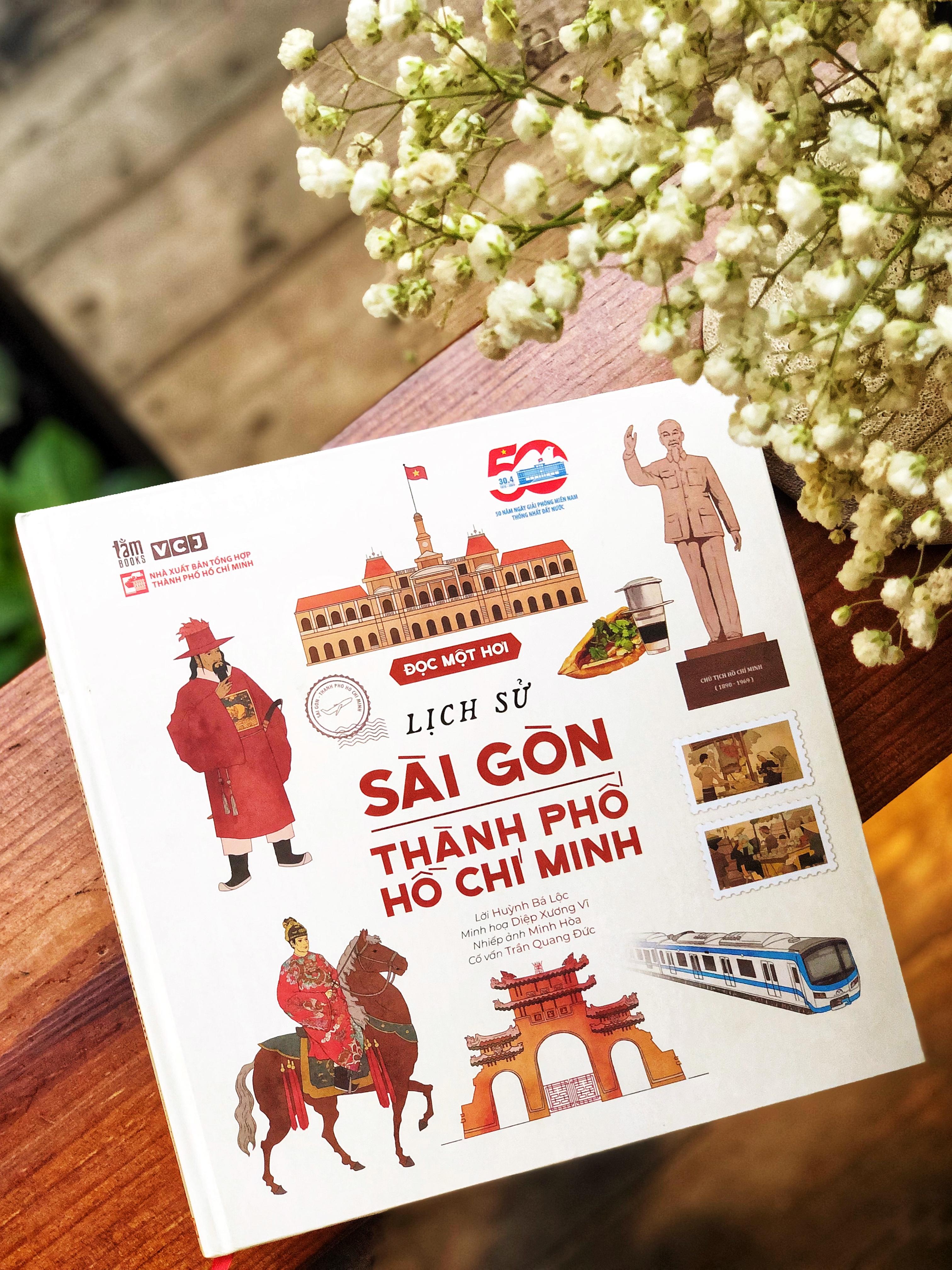 Sách - Đọc Một Hơi - Lịch Sử Sài Gòn-Thành Phố Hồ Chí Minh - Bìa Cứng