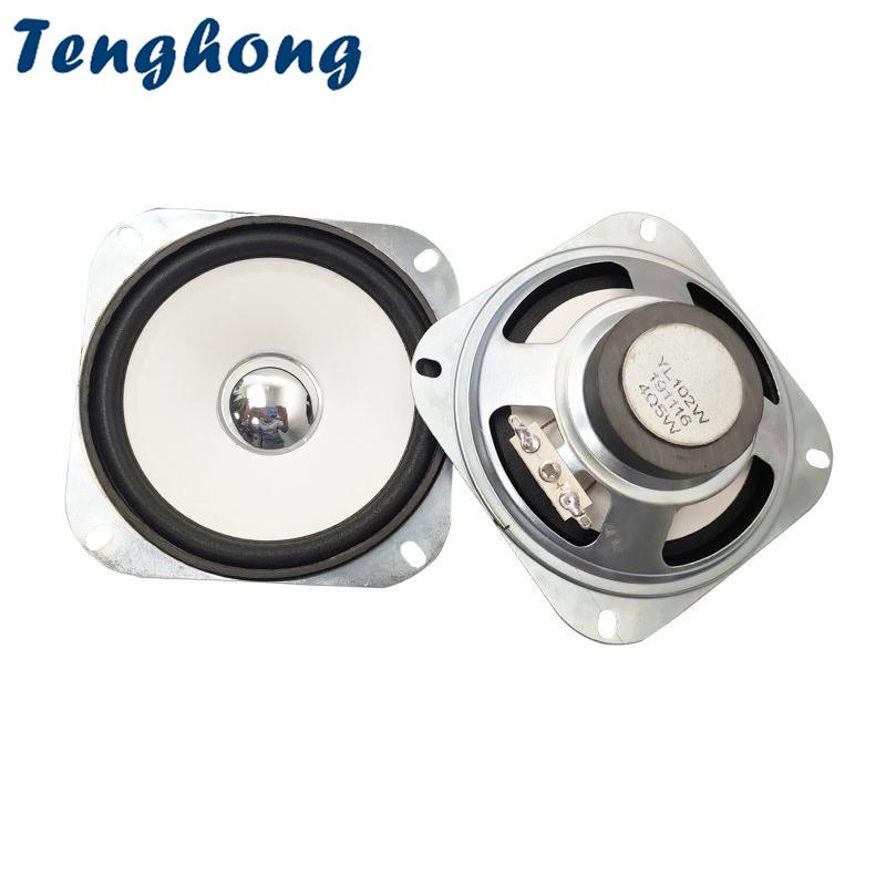 Tenghong 2 Chiếc 4 Inch Âm Thanh Loa Di Động 4Ohm 3W 102MM Loa Toàn Dải Đơn Vị Cho Gia Đình âm Thanh Loa Sừng DIY