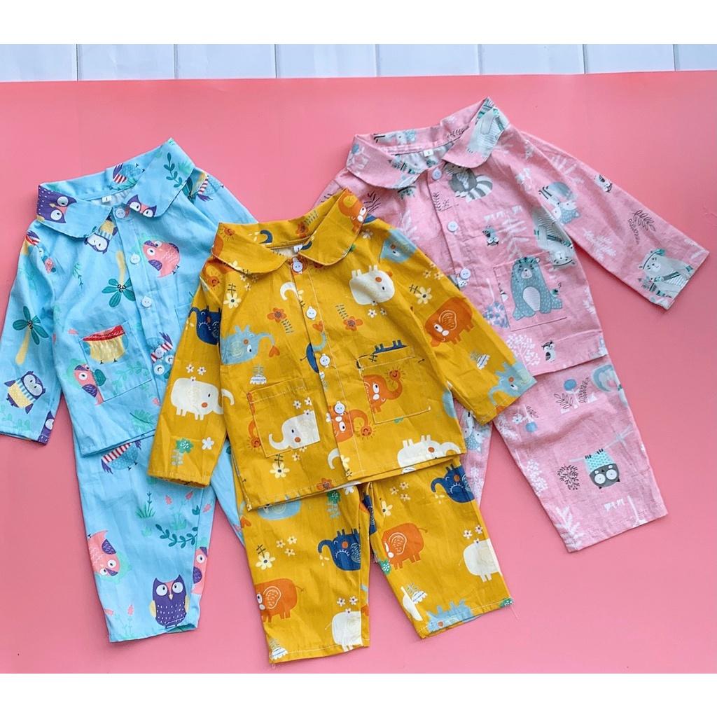 BỘ PIJAMA THÔ MÈM CHO BÉ OP KIDS