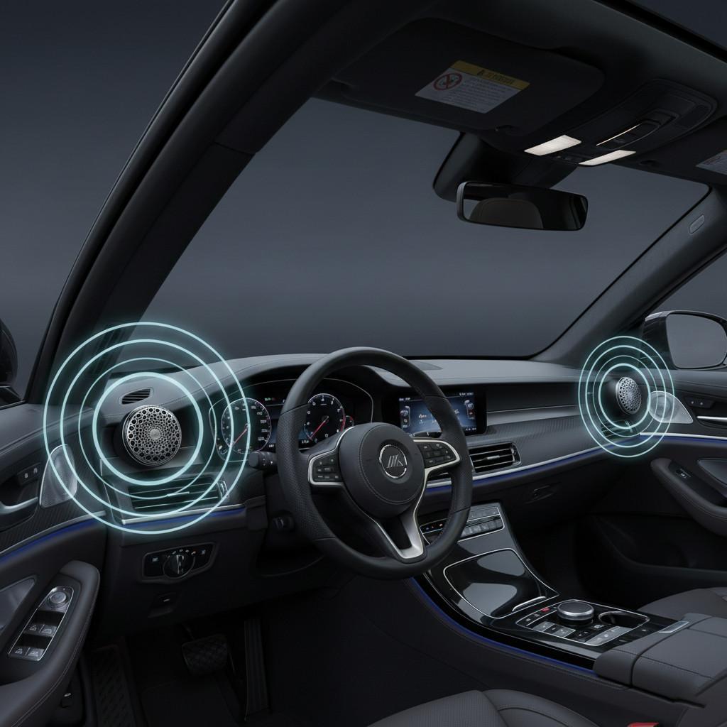 Loa Trung Tần Cao Cấp Alchimi AS M28 - Loa Treble MID Bổ Sung Âm Cao Và Âm Trung Trên Xe - Thiết Kế Sang Trọng