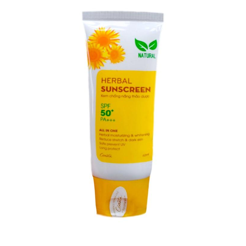 Kem chống nắng thảo dược Cénota Herbal Sunscreen SPF50+/PA+++ 60ml