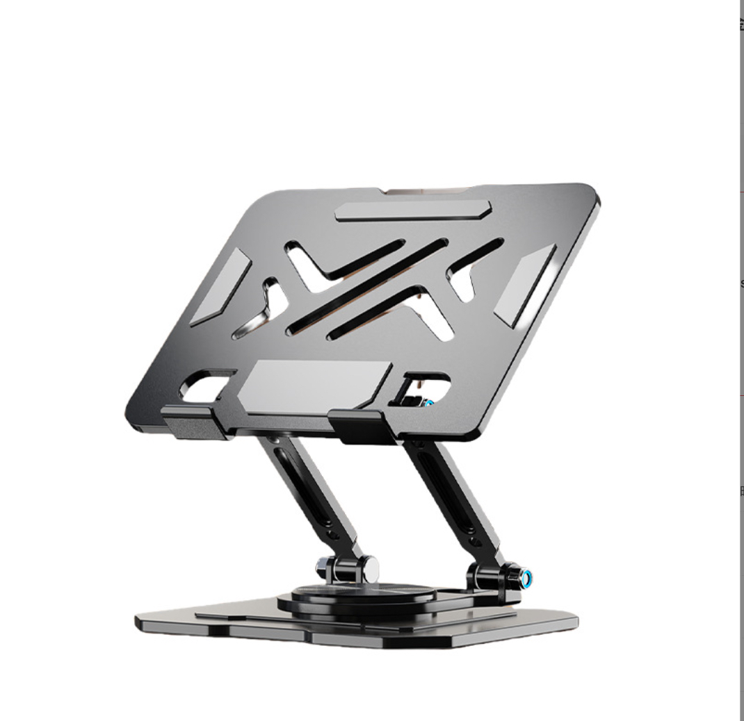 Kệ đỡ giá đỡ đế tản nhiệt cho laptop máy tính bảng hợp kim nhôm gấp gọn xoay 360 độ nhiều nấc độ cao K31- Hàng chính hãng