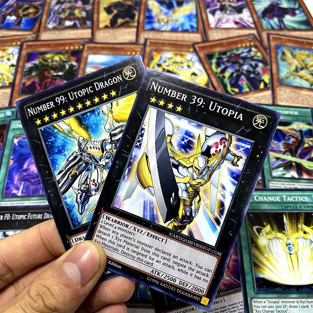 Bài Yugioh ️️ Thẻ bài Yugioh Xyz Yuma Tsukumo deck 54 lá