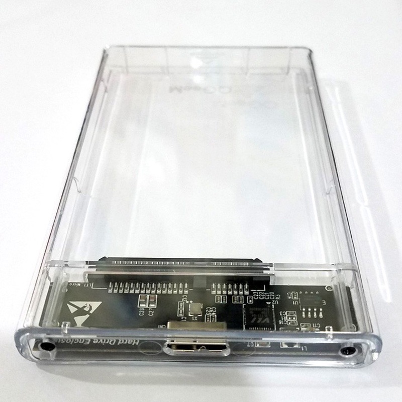 Box hộp ổ cứng di động 2.5 inch trong suốt USB 2.0 3.0 QGeeM C25B BX35 cho ổ ssd ổ cứng laptop - miếng lót chuột