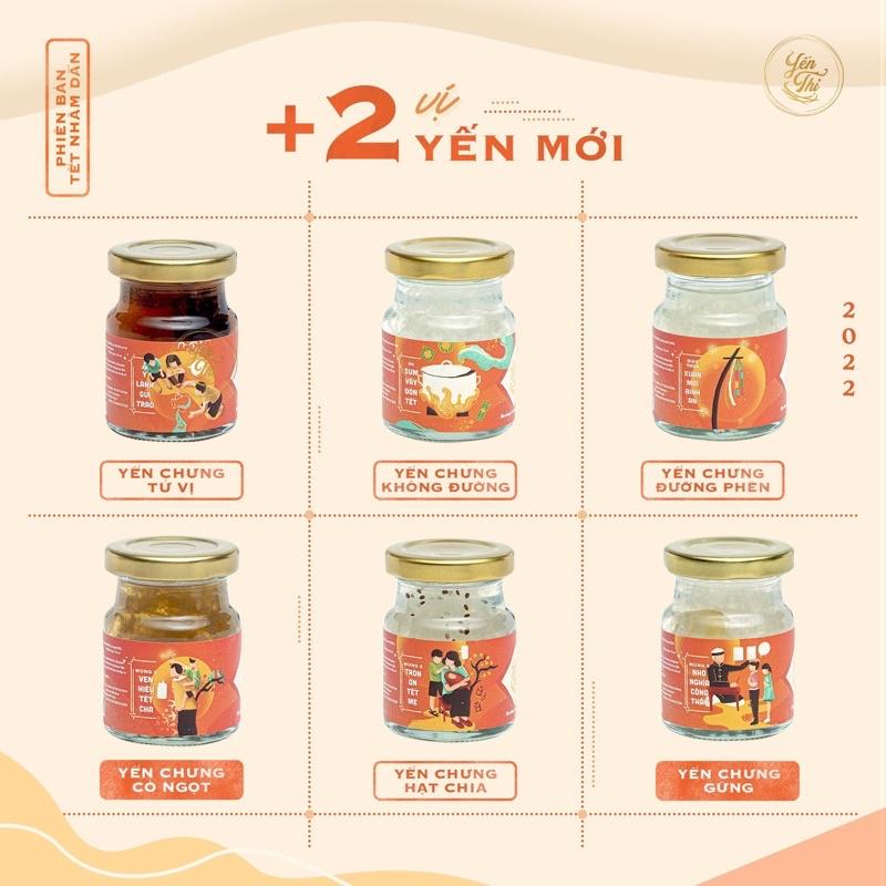(Tặng muỗng gỗ đơn 450k)Yến Thị- Chưng Hạt Chia-Hũ Chưng Sẵn-30% Yến-70ml