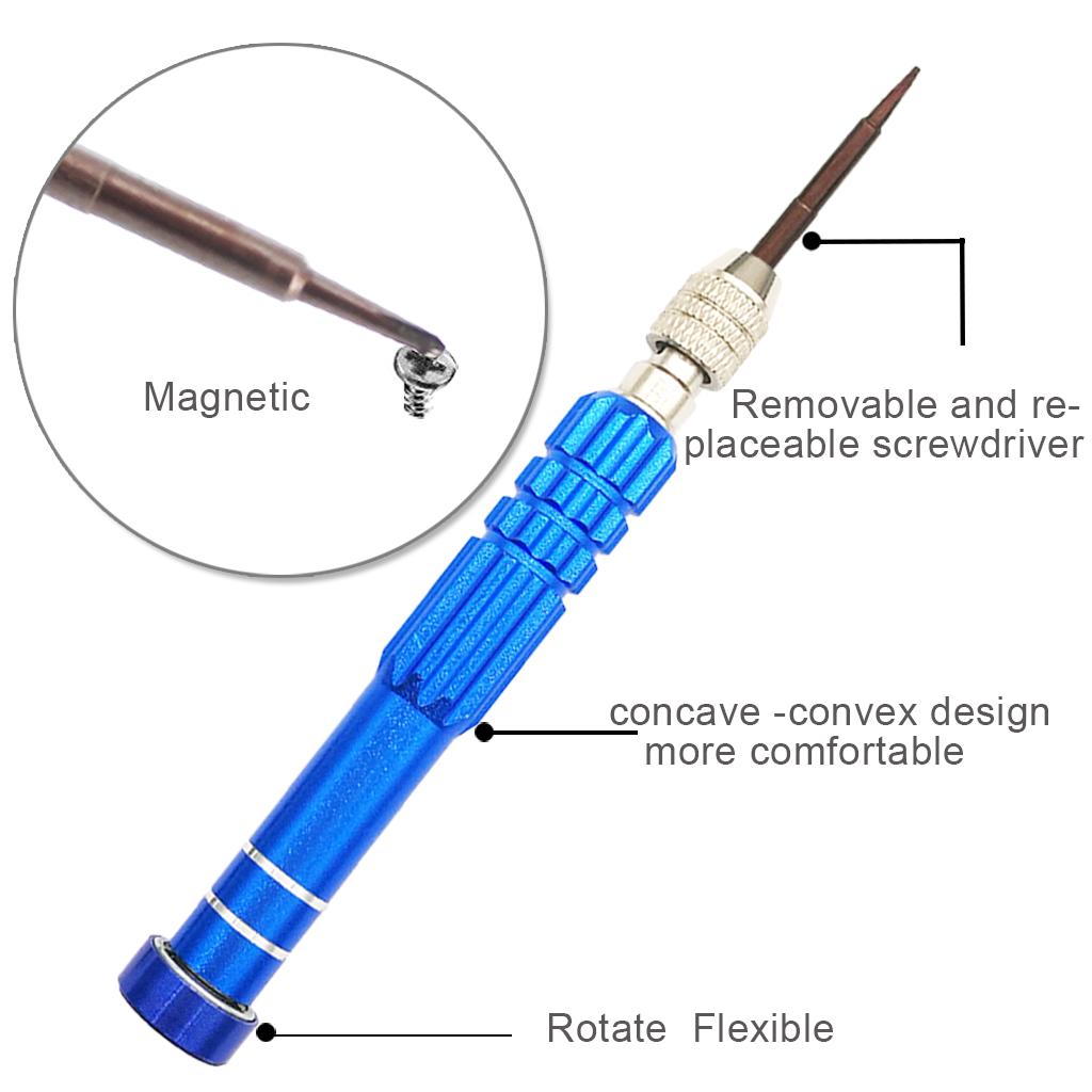 3 in 1 Screwdriver Set Smart Phone Tablet Repair Kit Mobile Screw for iphone Blue