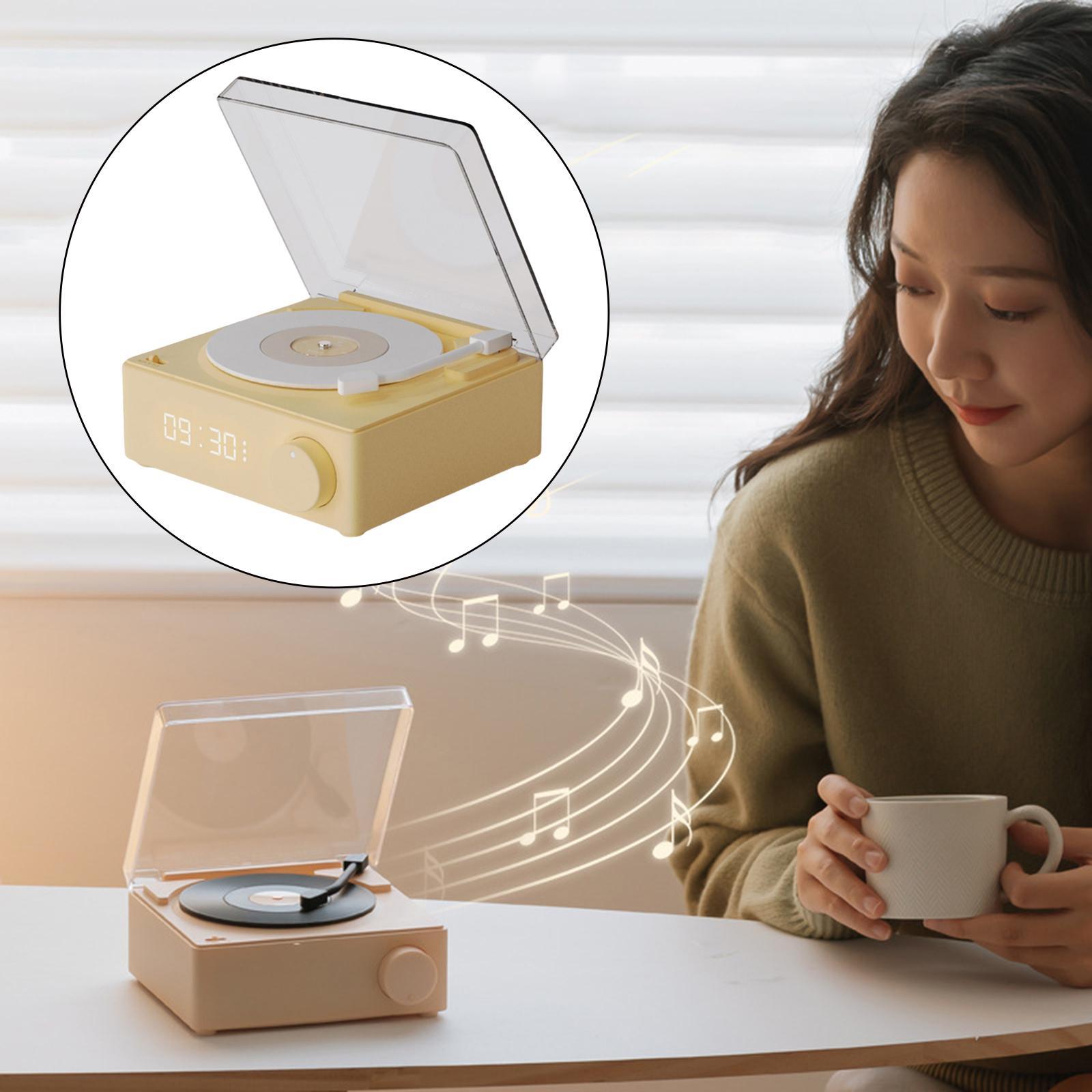 Turntable Multifunction Bluetooth 5..0 Bluetooth Speaker for Home Birthday Lover