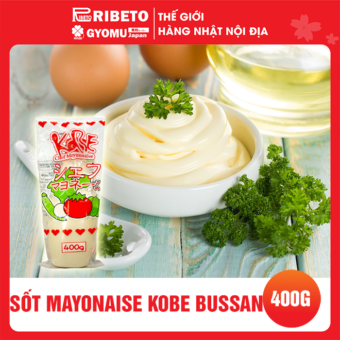 Sốt Mayonaise Kobe bussan 400g- hàng nội địa Nhật bản