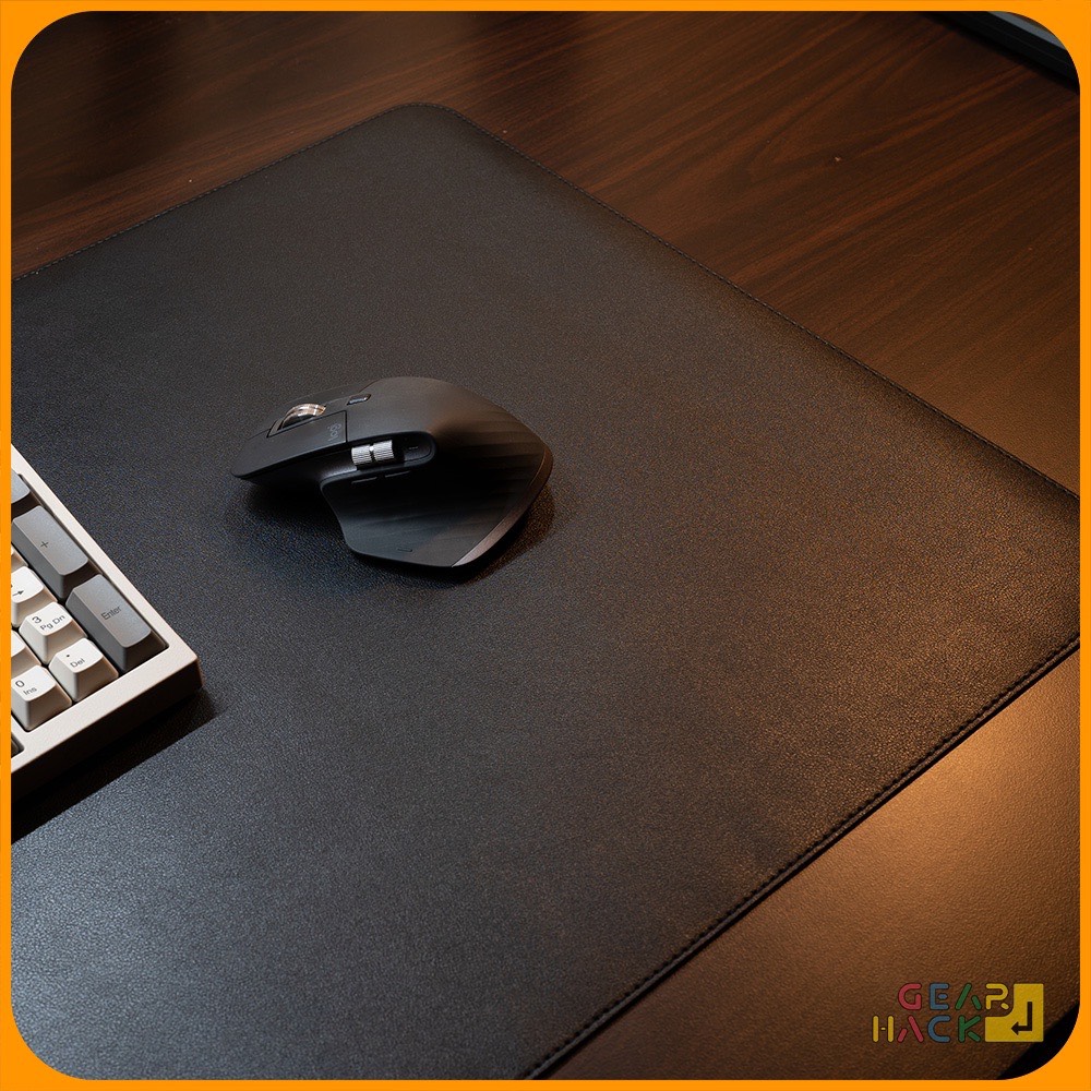 Miếng Lót Chuột Bo Viền Mềm Mịn Dùng Được 2 Mặt, Thảm Da Deskpad Cỡ Lớn, Da PU Chống Nước - Hàng Chính Hãng
