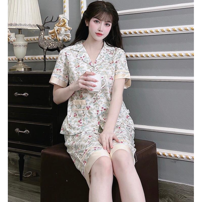 Đồ bộ mặc mẫu lửng vải kate