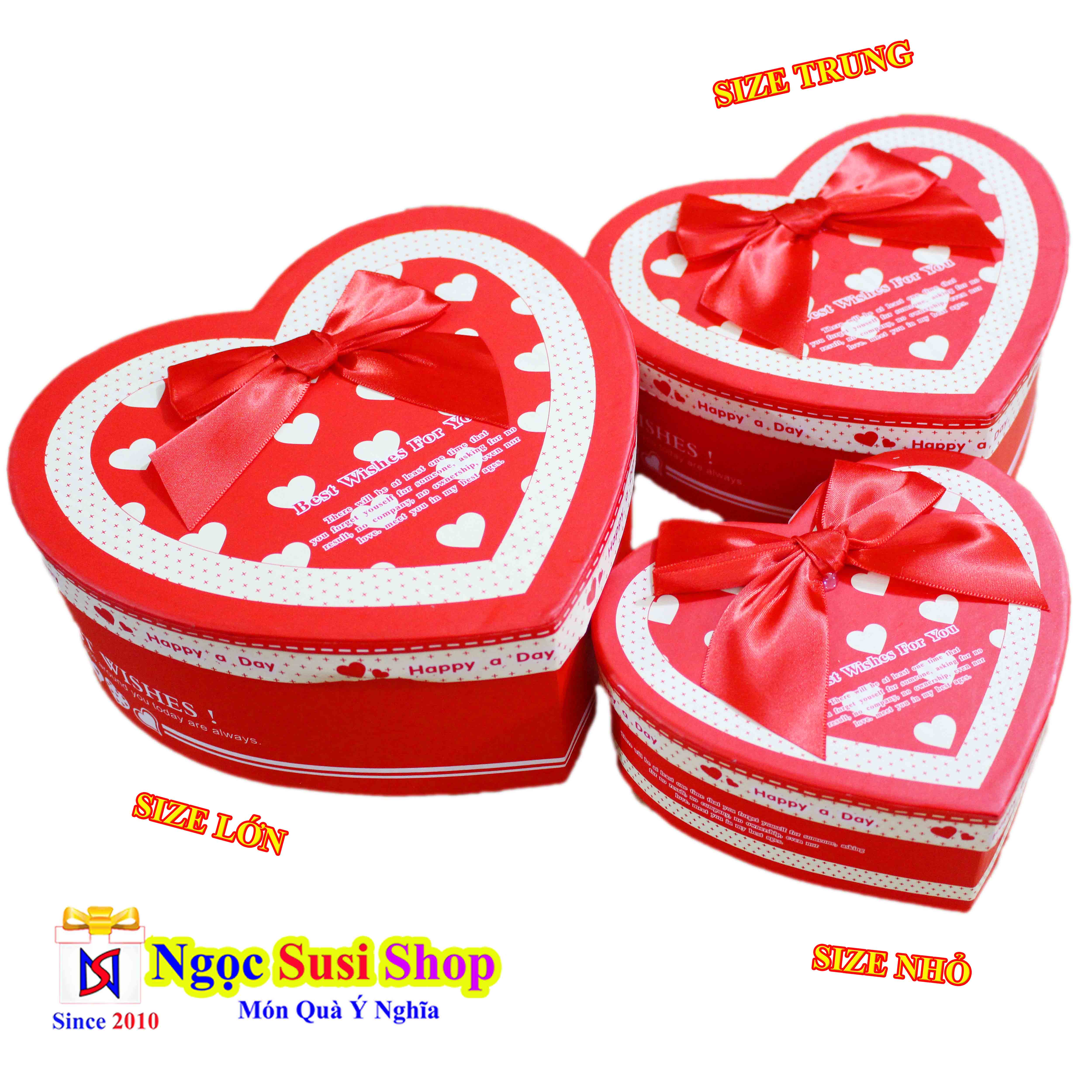 HỘP QUÀ TẶNG TRÁI TIM CAO CẤP ĐỰNG QUÀ