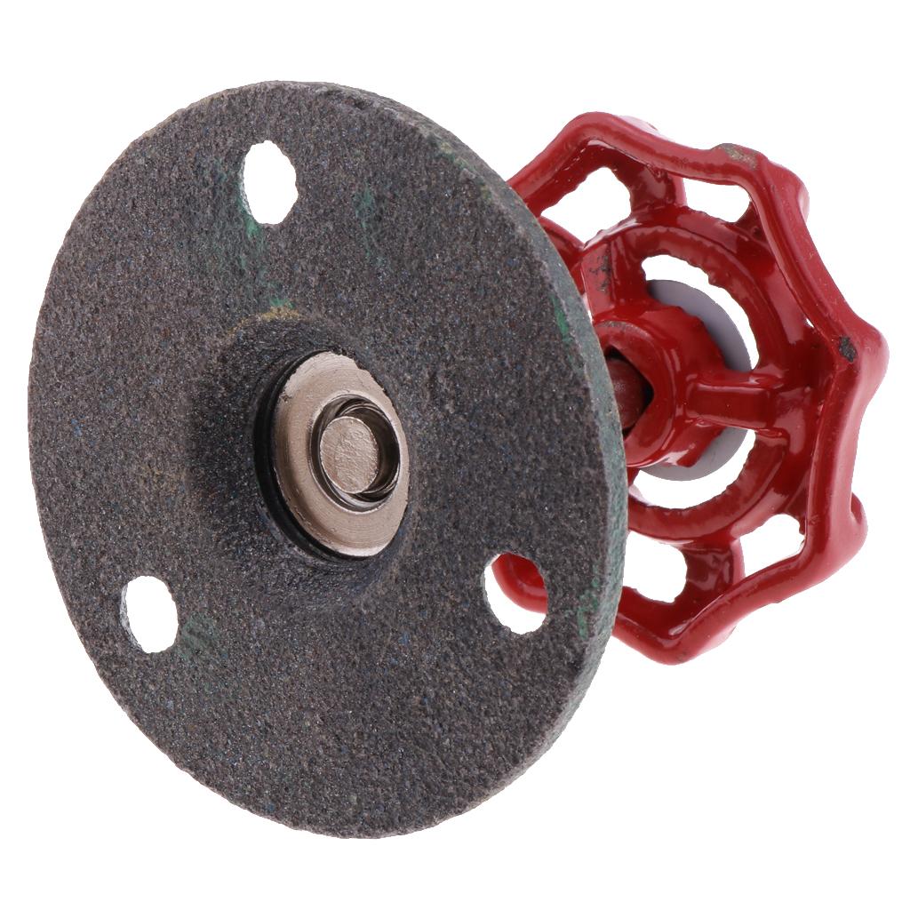 2 Cái Công Nghiệp Mộc Mạc Treo Tường Tay Bánh Xe Móc Áo Móc Chìa Khóa Đồng