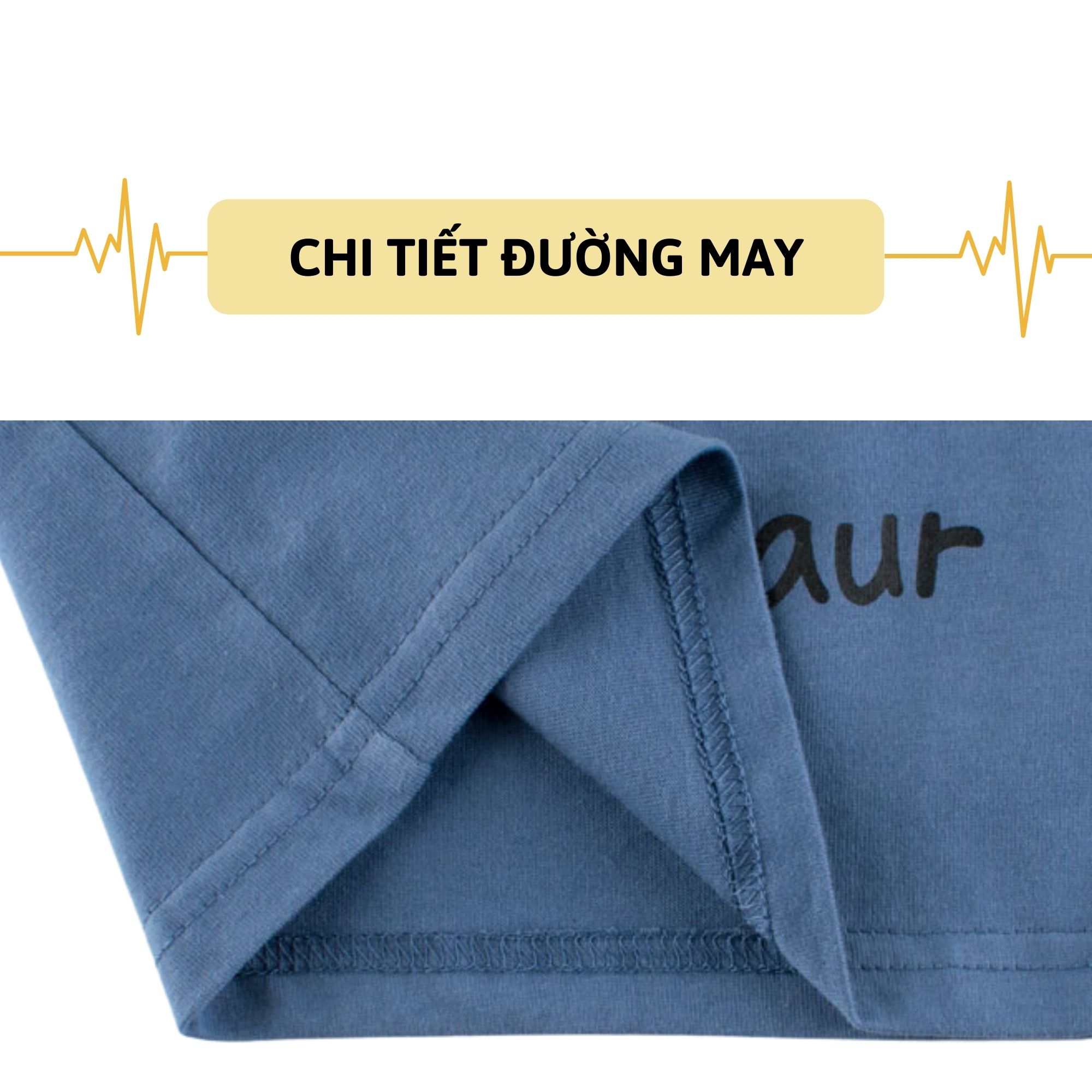 Áo thun dài tay bé trai 27KIDS áo cho bé họa tiết khủng long chất cotton 100% S2004