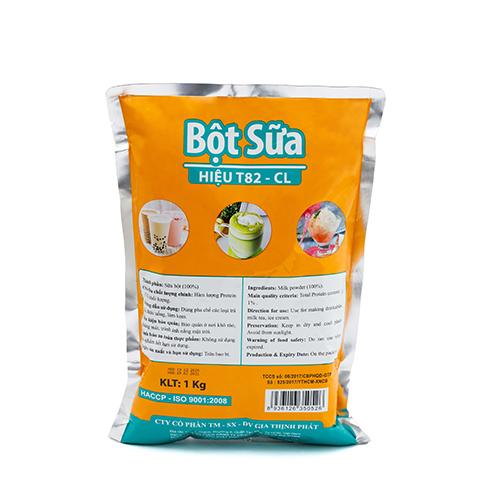 Bột sữa ít béo T82 GTP (1KG) - Béo, thơm vừa phải - SP Chính Hãng