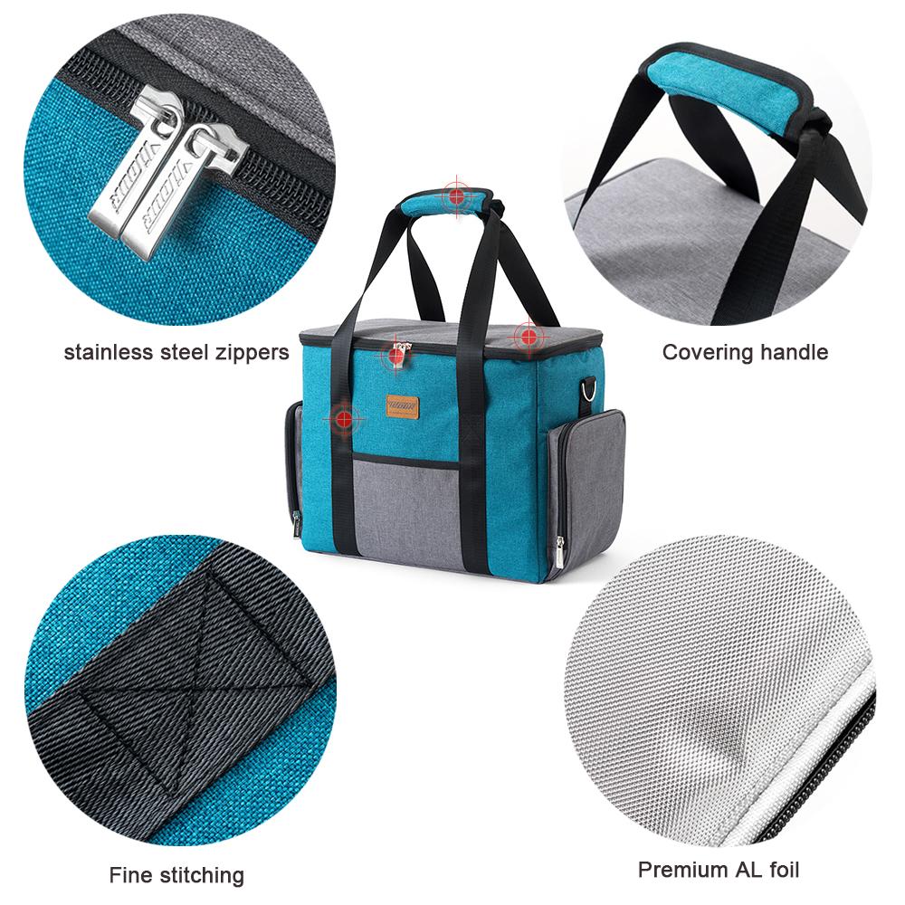 Hộp đựng đồ ăn trưa cách nhiệt chống rò rỉ di động cho Cắm trại ngoài trời