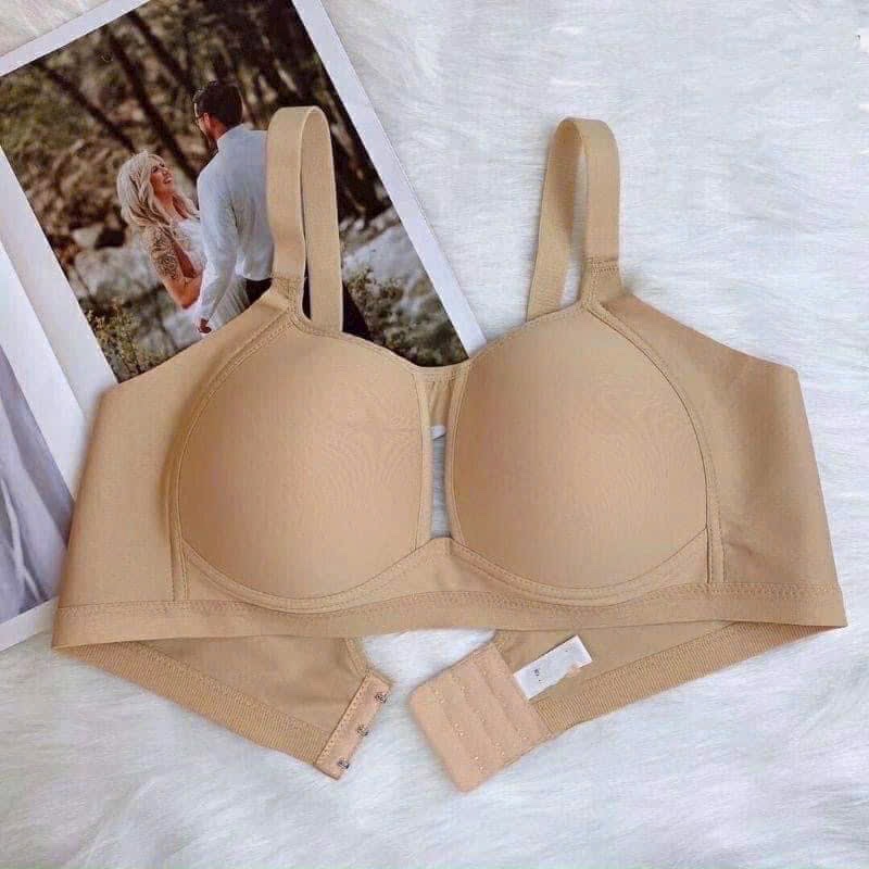 Áo lót nữ mút mỏng trơn big size Sister Hood 669 – Không gọng, cài sau 3 móc