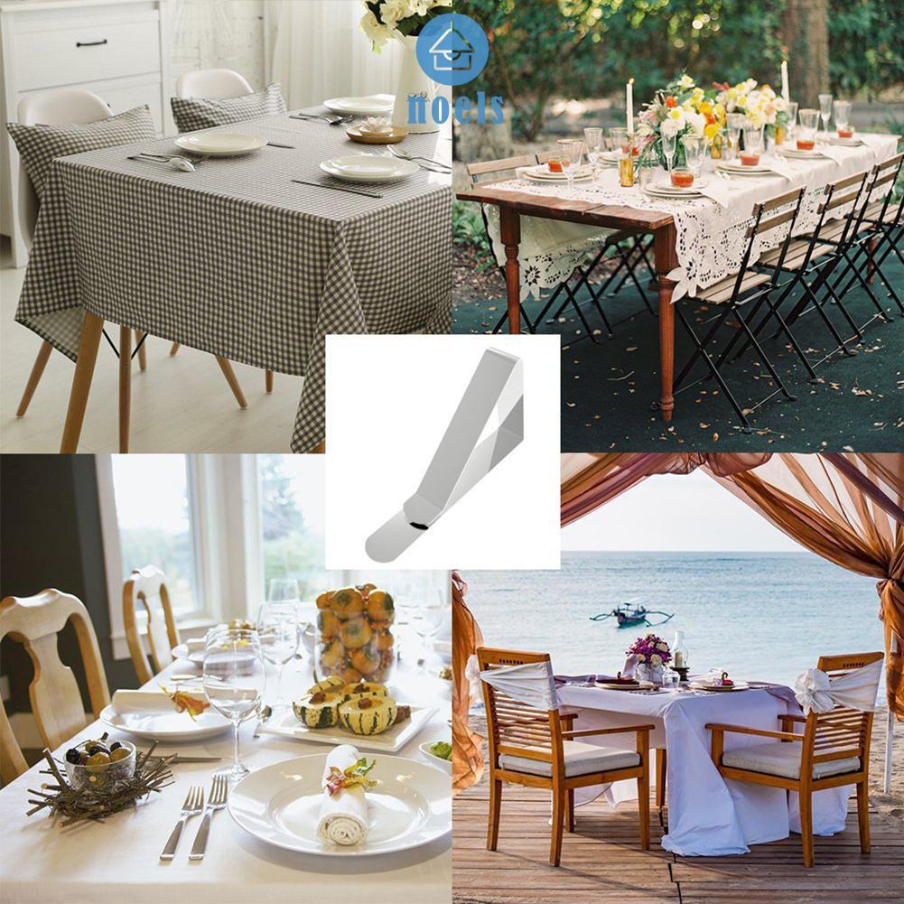 Set 6 Giá Đỡ Khăn Trải Bàn Bằng Thép Không Gỉ Tiện Dụng