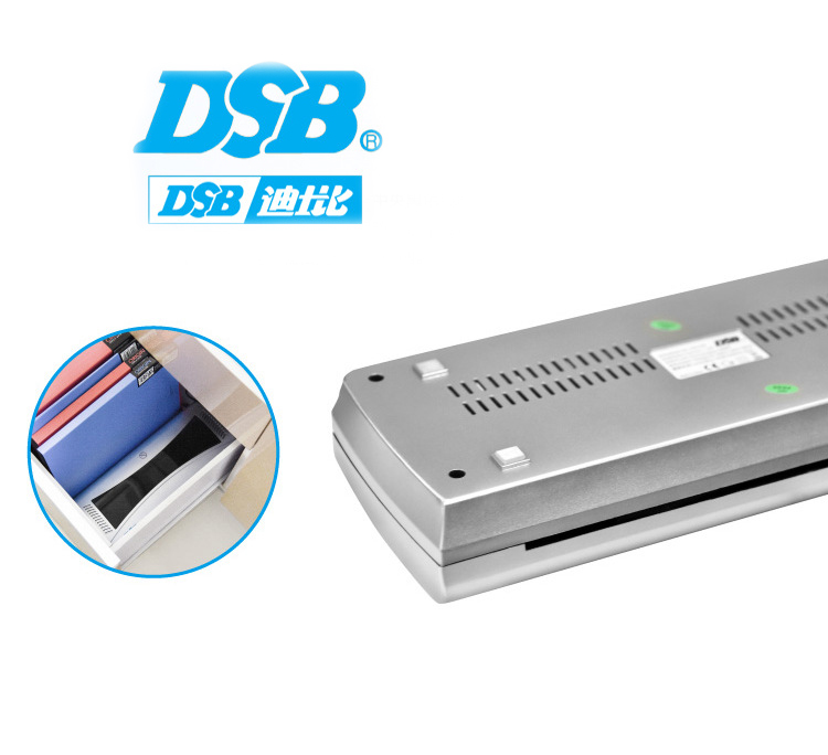 Máy ép nhựa DSB HQ-335/ép khổ giấy tối đa lên đến A3 -máy ép plastic, ép giấy tờ cho văn phòng - menu, quảng cáo, tranh ảnh