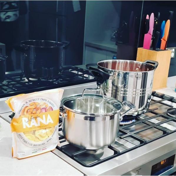 Bộ 3 nồi inox đáy từ Scanpan Impact 71000301, đúc đáy 3 lớp dày, bắt từ nhanh, truyền nhiệt đều, bền đẹp, dung an toàn trong máy rửa bát