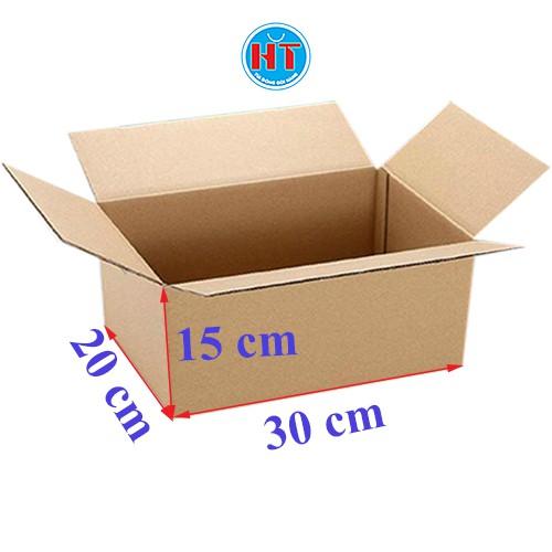 Hộp carton gói hàng giá rẻ 30x20x15 cm