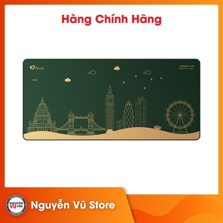 Pad Chuột AKKO World Tour London XXL 900x400x4mm - Hàng Chính Hãng