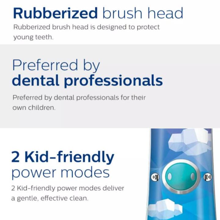 Bàn chải đánh răng điện trẻ em thương hiệu Philips HX6322/04 Sonicare For Kids - Kết nối ứng dụng thông minh - HÀNG NHẬP KHẨU