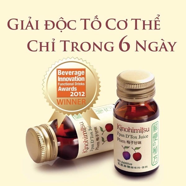 Nước Uống Thanh Lọc Cơ Thể Kinohimitsu D' Tox Plum Juice (30 ml)