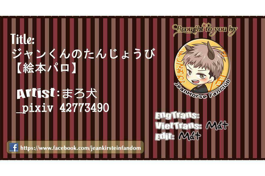 tấn công người khổng lồ - doujinshi jean kirstein chapter 15 1