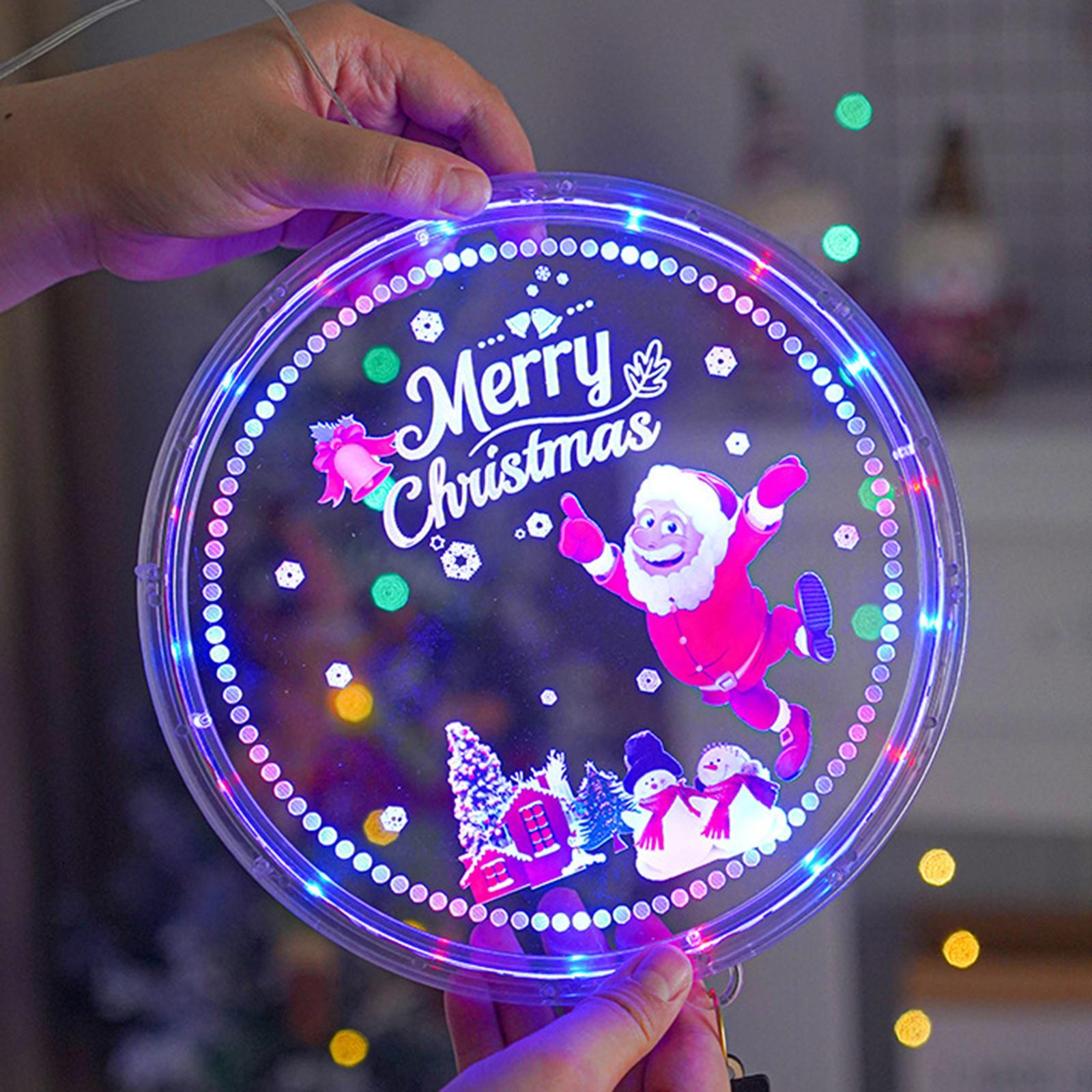 Christmas String Lights with Music Outside Xmas Bedroom Hanging LED Lights