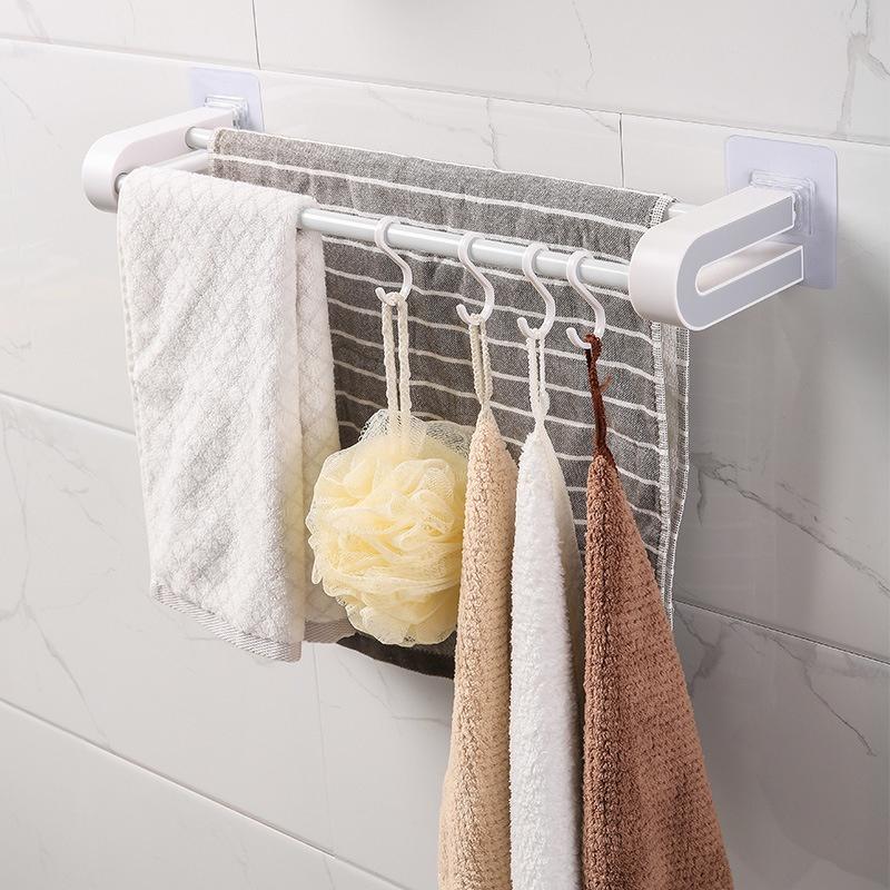 Giá Đôi Treo Khăn Gắn Tường Không Cần Khoan Tiện Dụng
