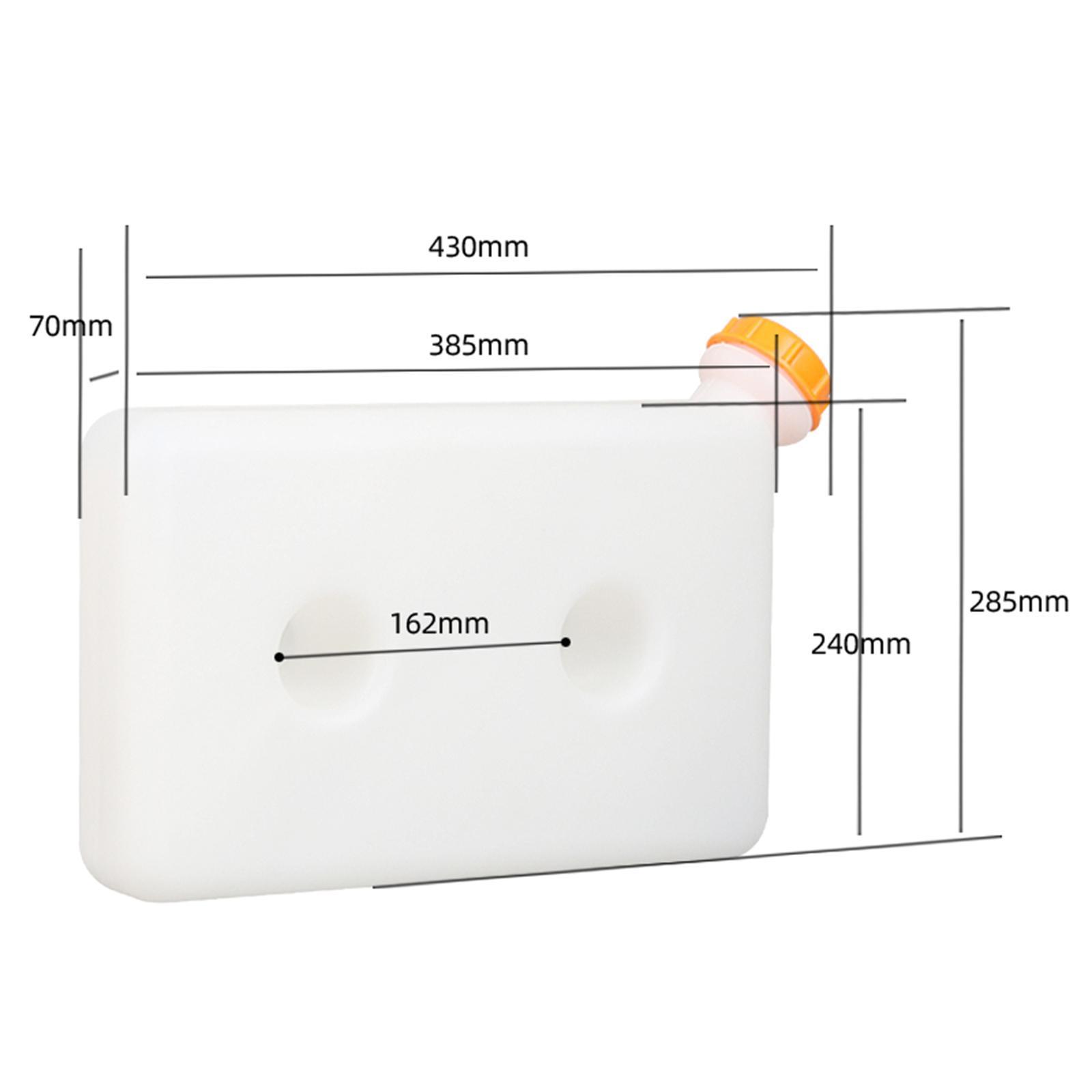 8L Fuel Tank Universal Portable Oil Storage Box for Car Truck Boat