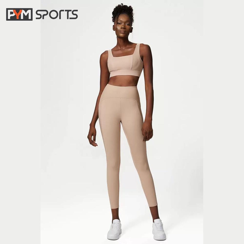 Bộ Đồ Tập Yoga, Gym PYMS015, Quần legging Thể Thao Dài Co Giãn 4 Chiều