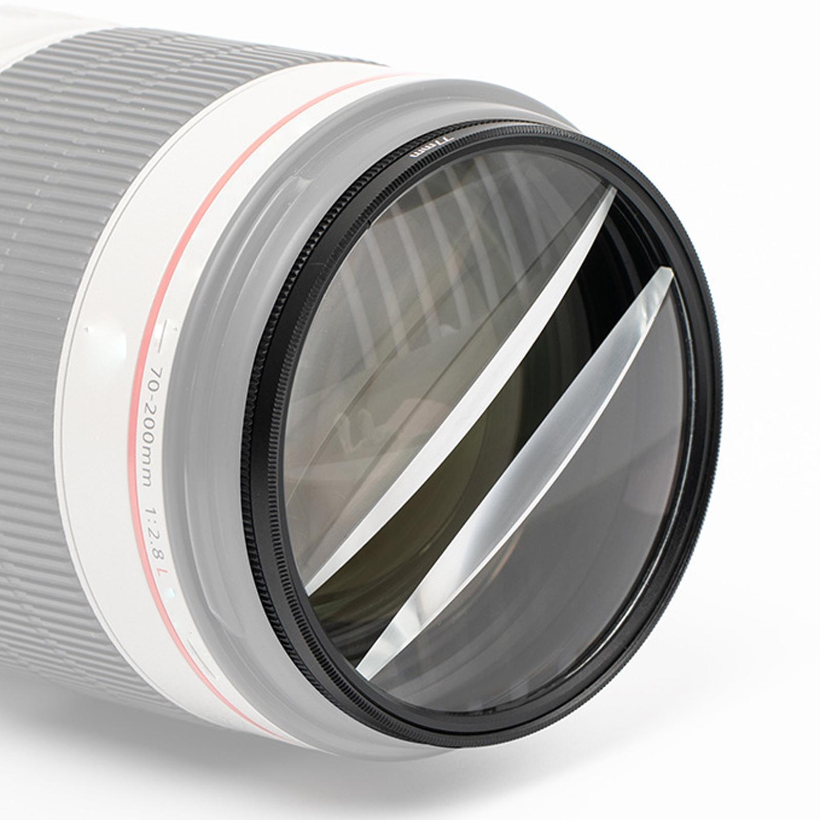1Pc Streak Filter Optical Glass for DSLR Video 82mm Blue Streak
