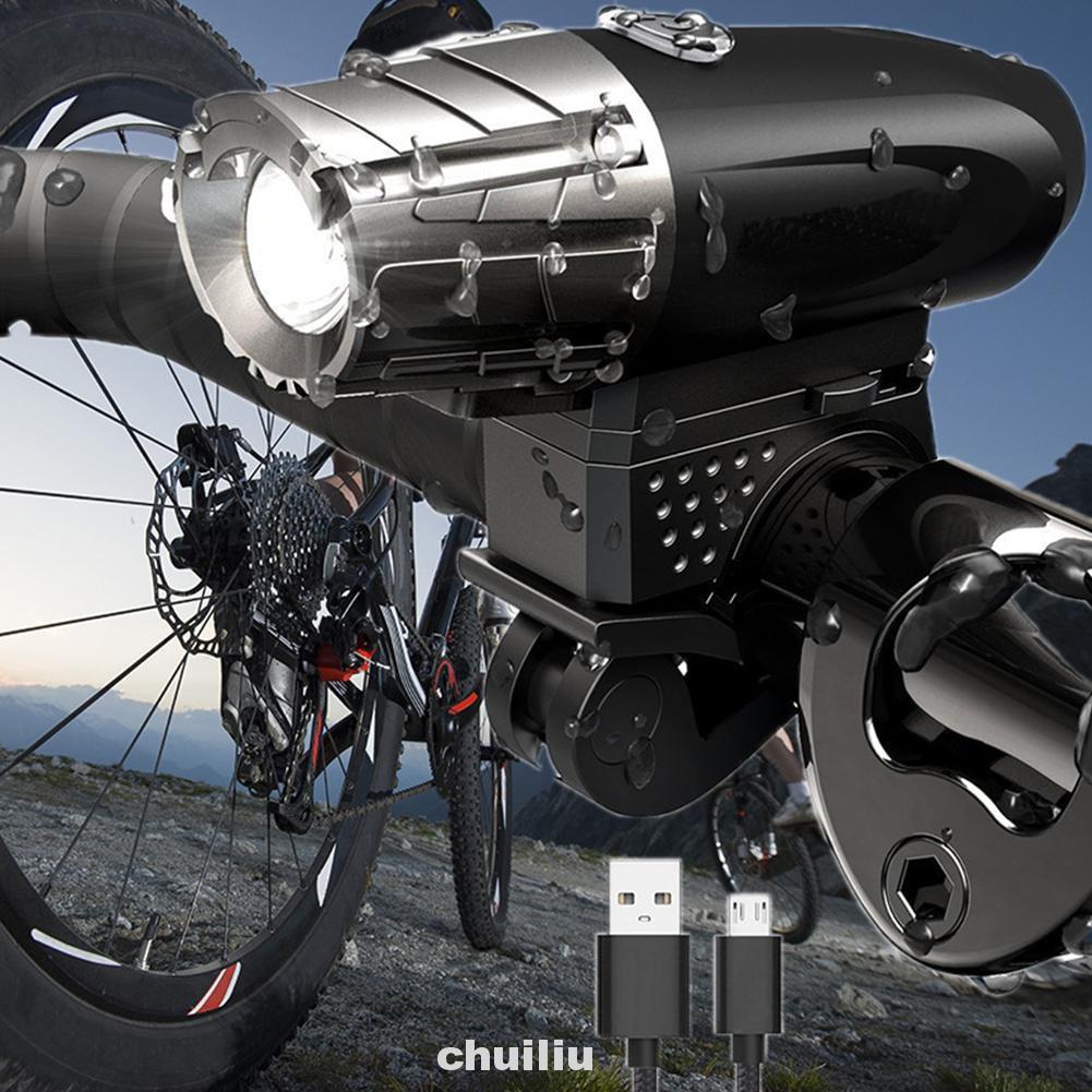 Đèn Sạc Usb Chống Thấm Nước Cho Xe Đạp