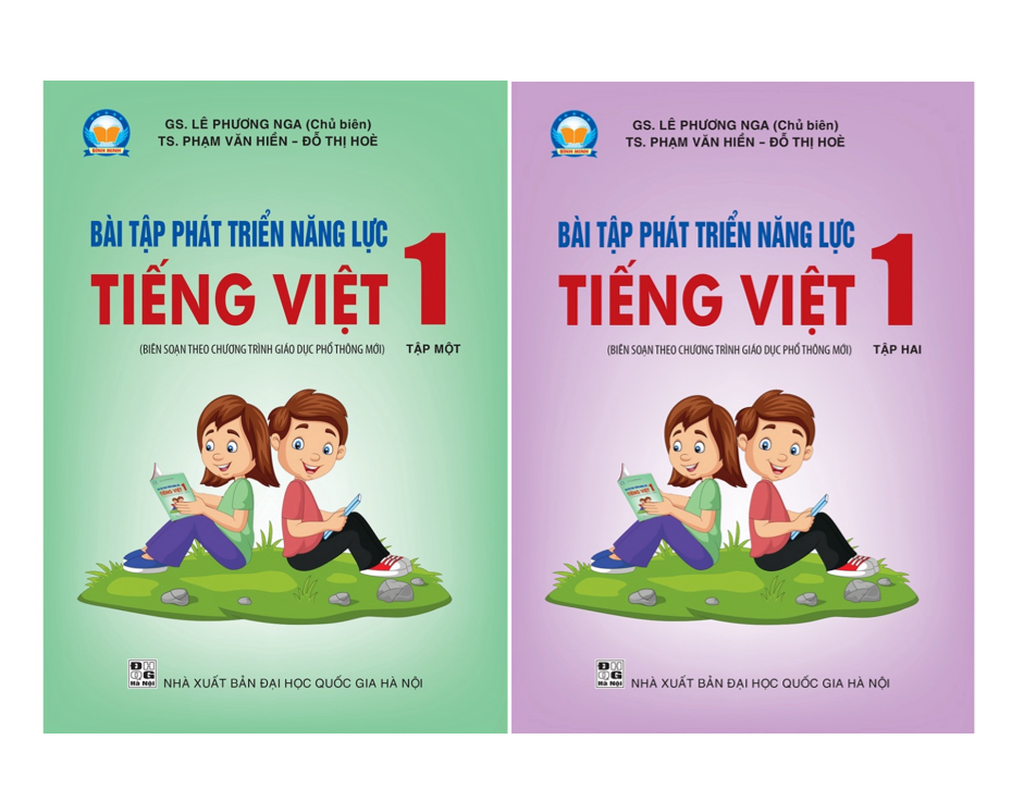Sách Combo Bài tập phát triển năng lực Tiếng Việt 1 Tập 1 + 2