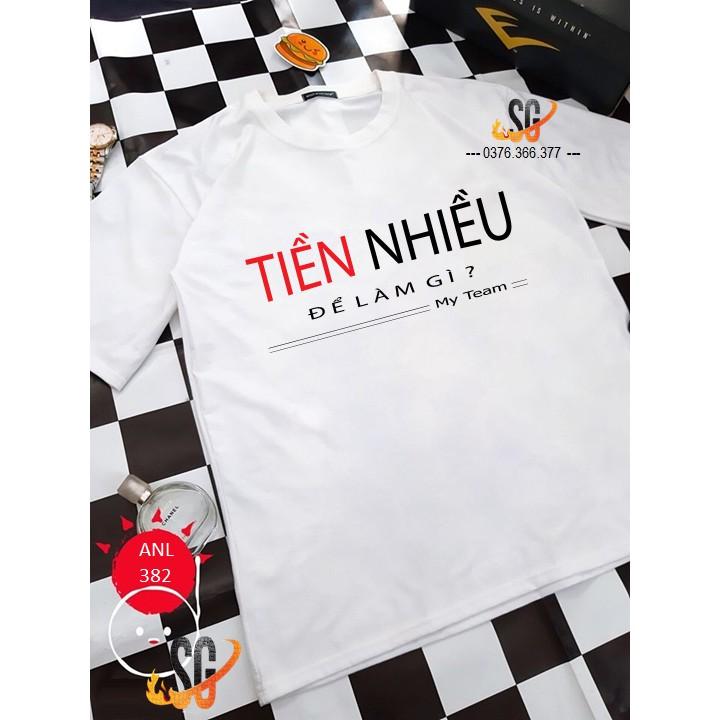 Áo thun ngắn tay - Thun cotton 4 chiều - Đủ size - Mẫu ngẫu nhiên | SGSHOP