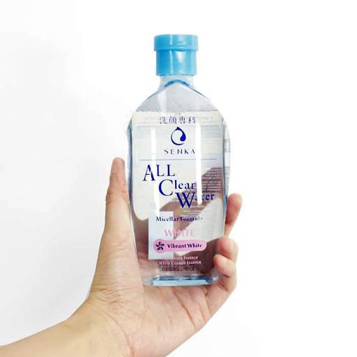 Nước Tẩy Trang Senka All Clear Water Micellar Vibrant  White