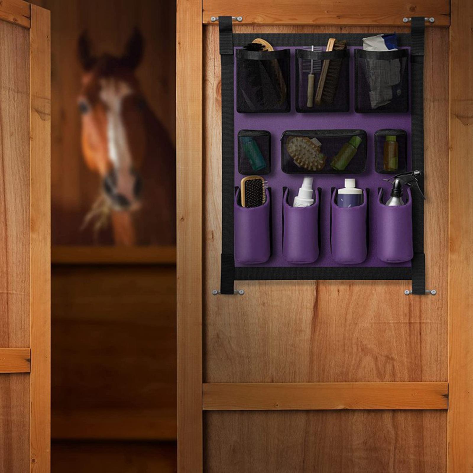 Horse Trailer Grooming Bag Organizer Stall Equine Long Caddy