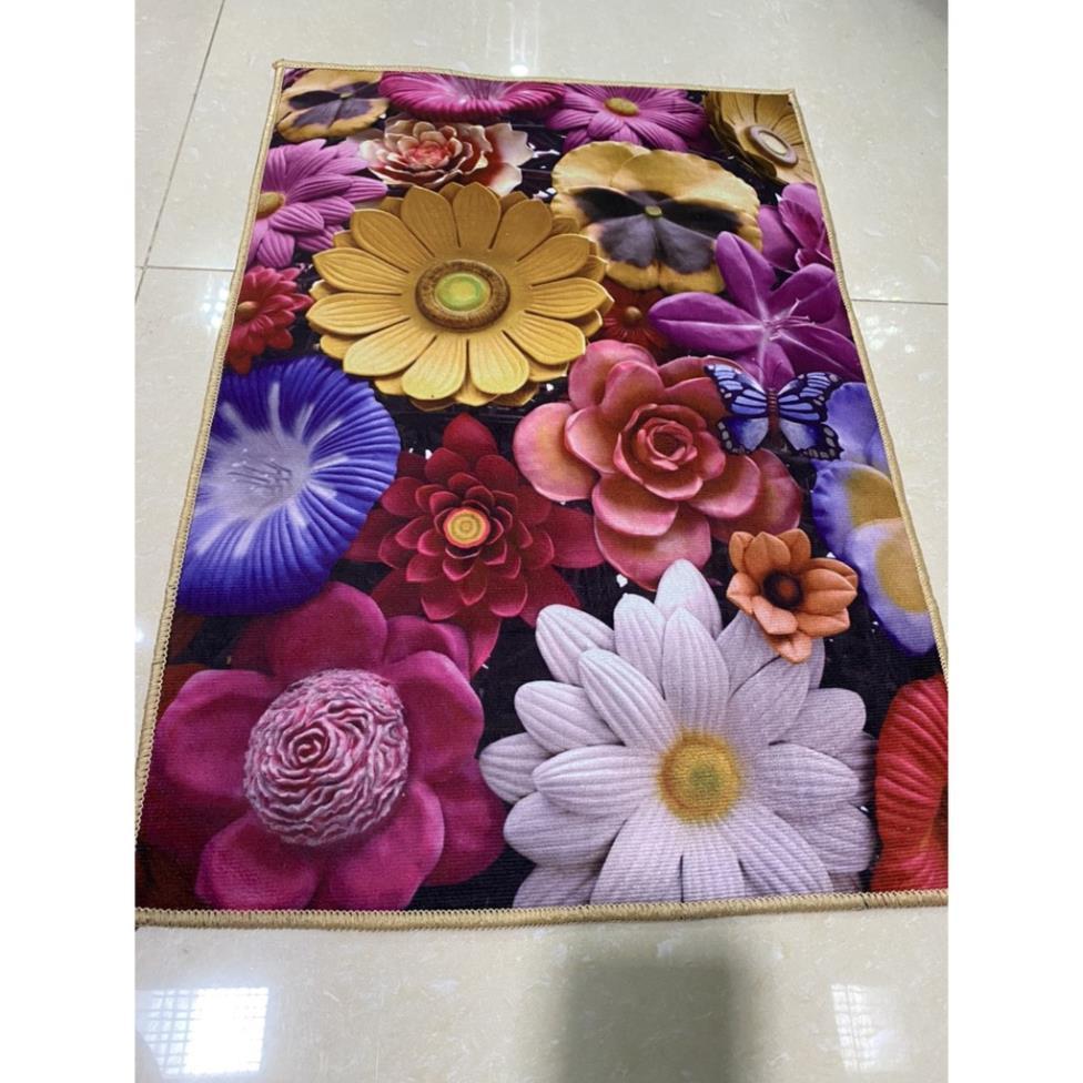 Thảm Lau Chân 3D Chống Trơn Trượt 40x60CM